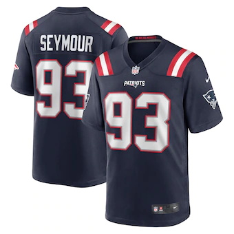 mens nike richard seymour navy new england patriots retired